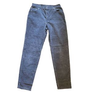 Levi's Jeans Women's 12 Long Grey Vintage 550 Corduroy Relaxed Tapered High Rise